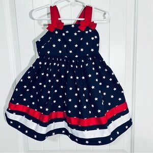 Gymboree Girls Star Ribbon Dress - American Cutie, size 18-24 Months